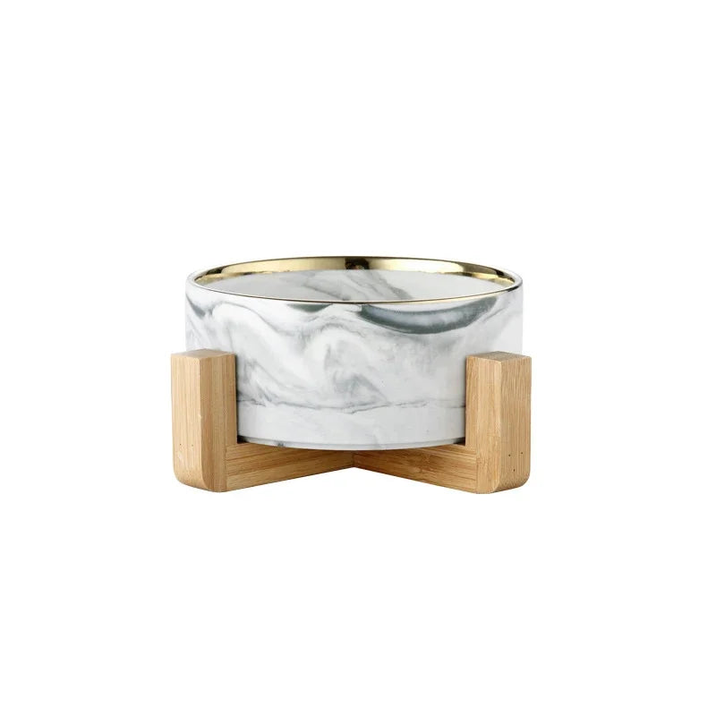 Mura Stone & Timber Dual Diner: Hand-Finished Marbled
