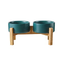 Mura Signature Double Riser: Sculpted Ceramic & Sustainable Bamboo