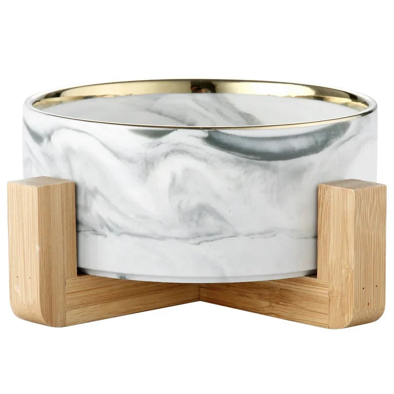 Mura Stone & Timber Dual Diner: Hand-Finished Marbled
